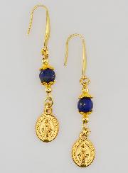 Boucles d'Oreilles - Miraculeuse & Lapis Lazuli