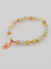 Bracelet Religieux - Ange Gardien & Morganite