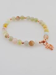 Bracelet Religieux - Ange Gardien & Morganite