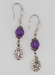 Boucles d'Oreilles - Miraculeuse & Améthyste