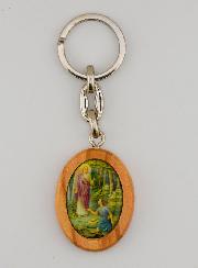 Porte-clés Ange Gardien & Saint Christophe