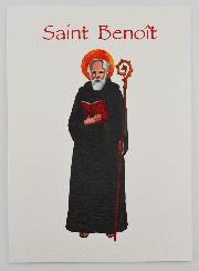 Carte Religieuse Livret - Saint Benoît