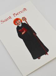 Carte Religieuse Livret - Saint Benoît