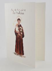 Carte Religieuse Livret - Saint Antoine de Padoue
