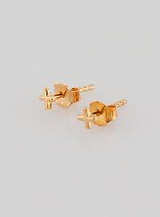 Boucles d'Oreilles Croix Carrée