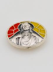 Plaque Auto Magnet - Sacré Coeur de Jésus
