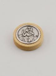 Plaque Auto Magnet Saint Christophe - 22mm