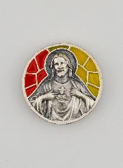 Plaque Auto Magnet - Christ Miséricordieux