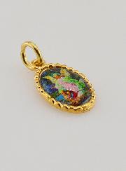 Médaille Bord Torsadé 15mm - Ange Gardien