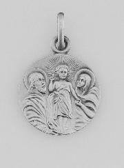 Médaille Sainte Famille en Argent - 17mm