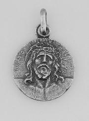 Médaille Sainte Face du Christ en Argent - 17mm