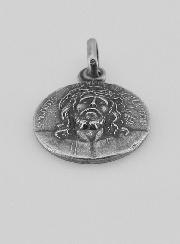Médaille Sainte Face du Christ en Argent - 17mm