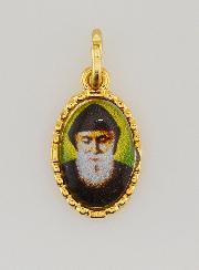 Médaille Bord Torsadé 15mm - Saint Charbel