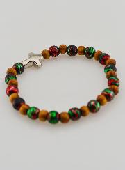 Bracelet Enfant Avec Croix - Noir