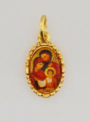 Médaille Bord Torsadé 15mm - Sainte Famille