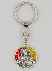 Porte-clés Émail Sacré Coeur de Jésus
