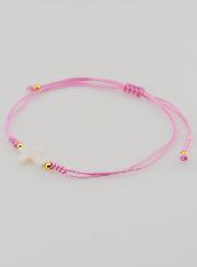 Bracelet Avec Croix - Rose