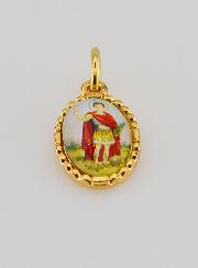 Médaille Bord Torsadé 15mm - Saint Expedit