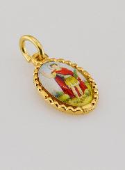 Médaille Bord Torsadé 15mm - Saint Expedit