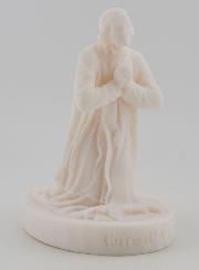 Statue Saint Curé D'ars en Albâtre - 12cm