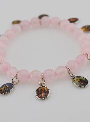 Bracelet des 12 Saints - Pierre Rose
