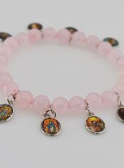 Bracelet des 12 Saints - Pierre Rose