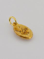 Médaille Bord Torsadé 15mm - Sainte Thérèse