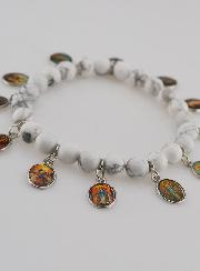 Bracelet des 12 Saints - Pierre Blanche