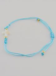 Bracelet Avec Croix - Bleu