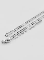 Chaîne Acier Inoxydable Maille Torsadée - 50cm