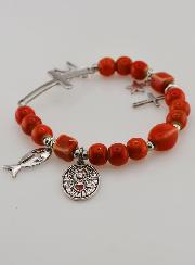 Bracelet en Céramique - Sacré Coeur de Jésus