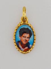 Médaille Bord Torsadé 15mm - Saint Carlo Acutis