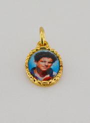Médaille Bord Torsadé 15mm - Saint Carlo Acutis