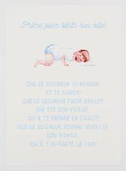 Carte de Prière Grand Format - Pour Bénir son Bébé