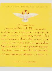Carte de Prière Grand Format - Ô Saint Esprit