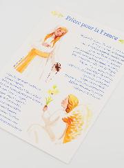 Carte de Prière Grand Format - Prière Pour la France