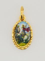 Médaille Bord Torsadé 15mm - Saint Georges
