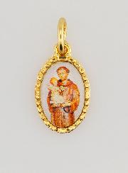 Médaille Bord Torsadé 15mm - Saint Antoine