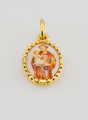 Médaille Bord Torsadé 15mm - Saint Antoine