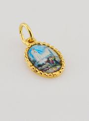 Médaille Bord Torsadé 15mm - Notre Dame de Fatima