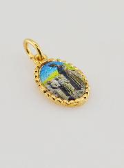 Médaille Bord Torsadé 15mm - Notre Dame de la Salette