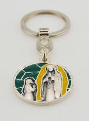 Porte-clés Émail Apparitions de Lourdes
