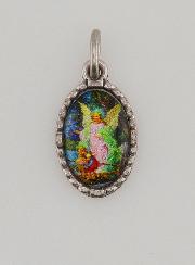 Médaille Bord Torsadé 15mm - Ange Gardien