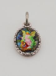 Médaille Bord Torsadé 15mm - Ange Gardien