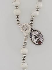 Chapelet Élastique en Céramique - Sacré Coeur de Marie