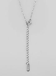 Chaîne Argentée Maille Forçat Fantaisie - 60cm