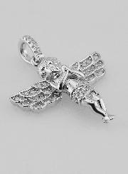 Pendentif Ange-Gardien en Argent