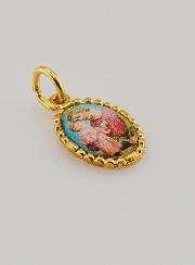 Médaille Bord Torsadé 15mm - Saint Joseph