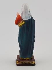 Statue Religieuse Sacré-Coeur de Marie 8cm