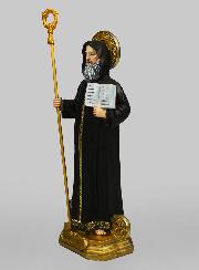 Statue Saint Benoît et Médaille - 20cm